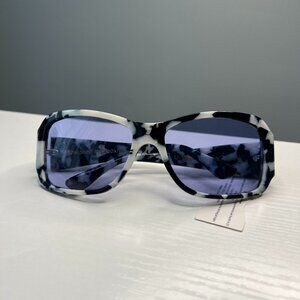 Indy Maui Blue Oversized Sunglasses, Marble Frame, With Case and Cloth